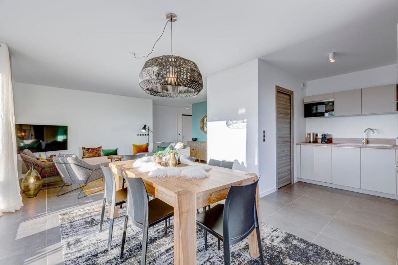 Serenity - 3 Bedroom Top Floor Apartment Parking & Lake View Terrace Annecy Exterior foto